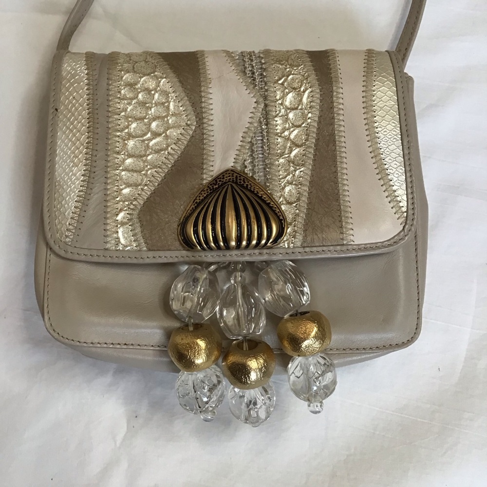 Vintage Brizzolari Italian Leather Shoulder Crossbody Purse